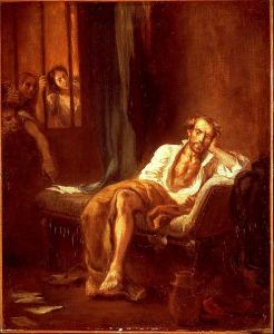 Le Tasse en Prison, Eugène Delacroix
